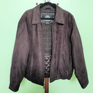 Weatherproof Suede Bomber Jacket